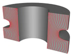 fibering simulation ring rolling FORGE®