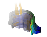 simulation induction bagues roulement