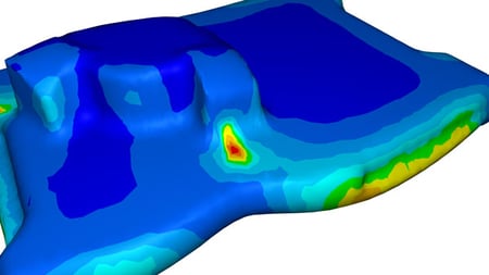 Cracks surface defect simulation FORGE