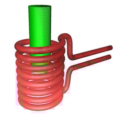 induction heating simulation FORGE