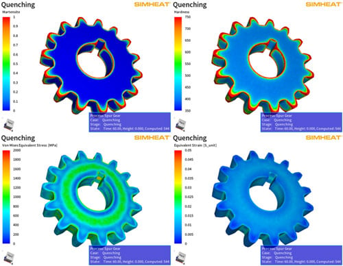 SIMHEAT quenching simulation