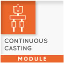 THERCAST Modul continuous casting