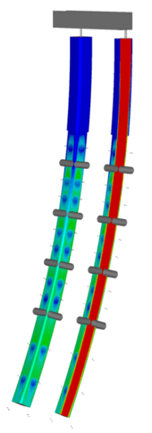 THERCAST coulée continue simulation