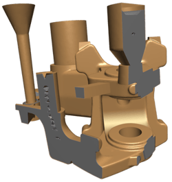 THERCAST_foundry_shrinkage