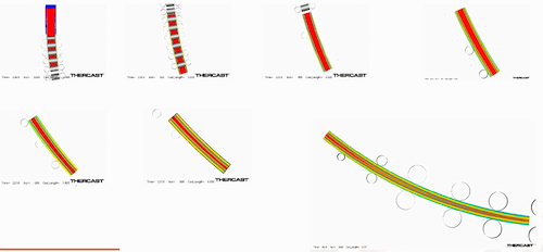 calcul global par tranche THERCAST®