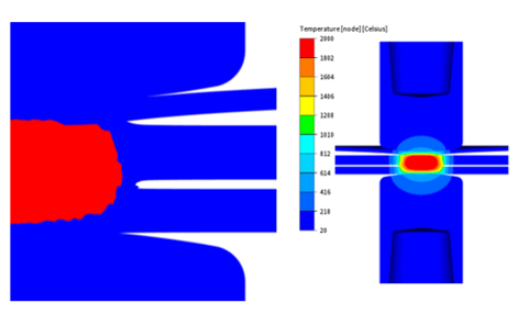 TRANSWELD spot welding fusion zone 3 sheets