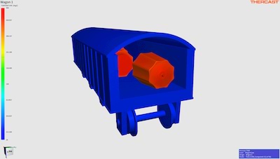 radiation wagon simulation THERCAST 2